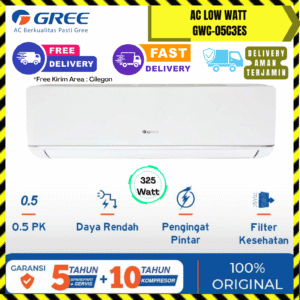 AC Gree Wall Mounted 1/2PK (GWC-05C3ES) – Unit Only
