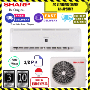 AC Sharp Wall Mounted Standard 1/2PK (AH-AP5BMY) – Unit Only