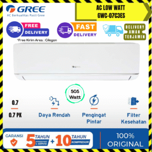 AC Gree Wall Mounted 3/4PK (GWC-07C3ES) – Unit Only