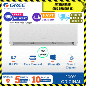 AC Gree Wall Mounted 3/4PK (GWC-07MOO5-S) – Unit Only