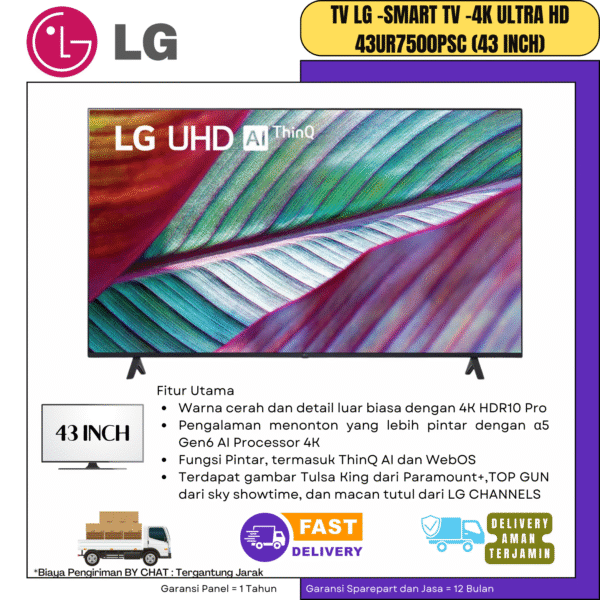 TV LG Smart TV 43UR7500PSC (43 INCH)