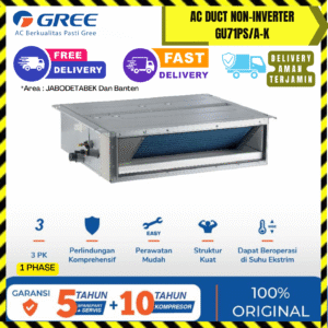 AC Gree Duct Non Inverter 3PK (GU71PS/A-K) – Unit Only
