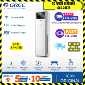 AC Gree Floor Standing 3PK (GVC-24STS) – Unit Only