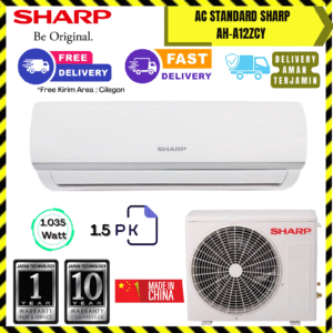 AC Sharp Wall Mounted Standard 1.5PK (AH-A12ZCY) – Unit Only