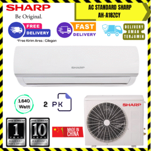 AC Sharp Wall Mounted Standard 2PK (AH-A18ZCY) – Unit Only