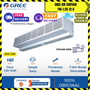 GREE AIR CURTAIN 120cm - FM-1.25-12-K, Sekat/Tirai Udara, Air Door