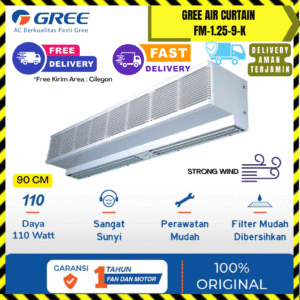 GREE AIR CURTAIN 90cm - FM-1.25-12-K, Sekat/Tirai Udara, Air Door