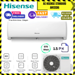AC Hisense Wall Mounted Standard 1.5PK (AN12CDG) – Unit Only