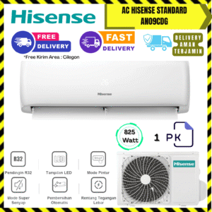 AC Hisense Wall Mounted Standard 1PK (AN09CDG) – Unit Only