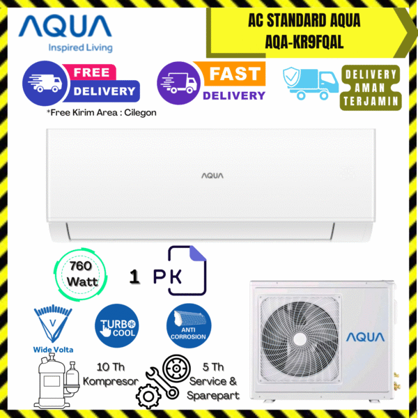 AC Aqua Wall Mounted Standard 1PK (AQA-KR9QAL) – Unit Only
