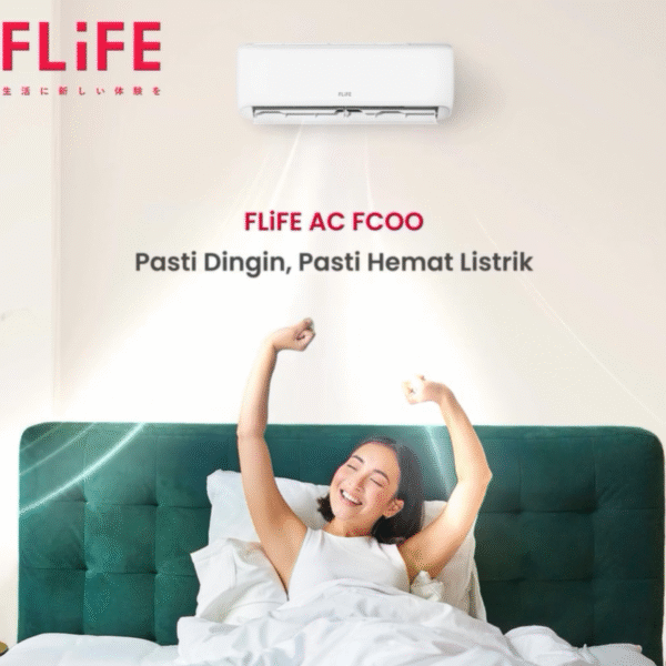 AC Flife Wall Mounted Low Watt 1.5PK (FAC-12FC00) – Unit Only - Image 2