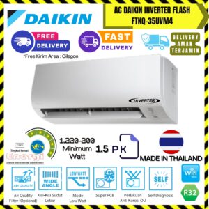 AC Daikin Inverter Thailand 1.5PK (FTKQ35UVM4) – Unit Only