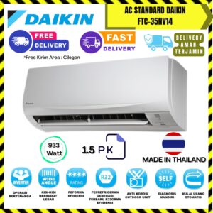 AC Daikin Standard Thailand 1.5PK (FTC35NV14) – Unit Only