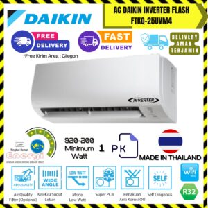 AC Daikin Inverter Thailand 1PK (FTKQ25UVM4) – Unit Only