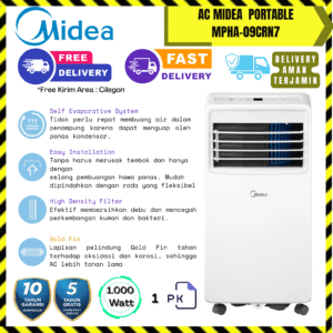 AC Midea Portable 1PK (MPHA-09CRN7) – Unit Only