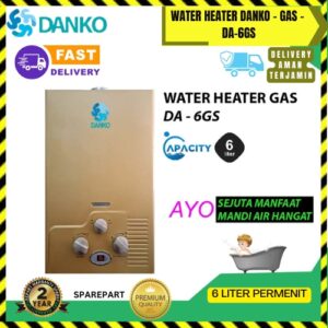 Water Heater Danko Gas DA-6GS - 6Liter